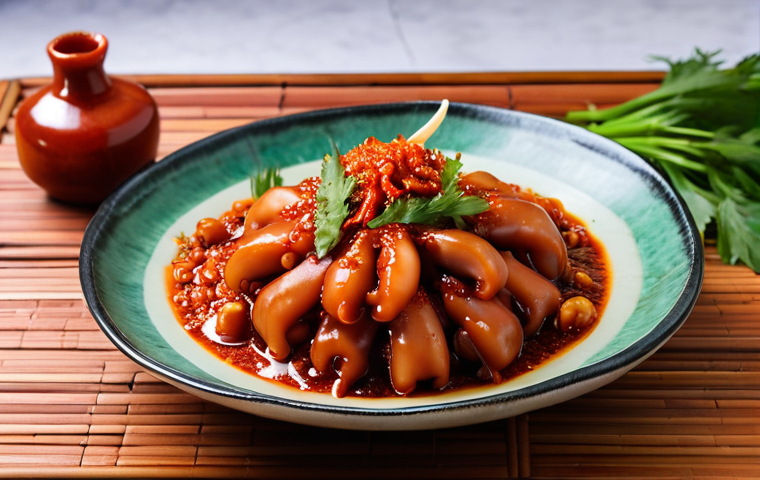 **Image Prompt for Sambal Sotong**:
"A vibrant plate of Sambal Sotong featuring perfectly cooked fresh squid drenched in a spicy sambal sauce, garnished with herbs and served on a traditional Malaysian-style table setting."