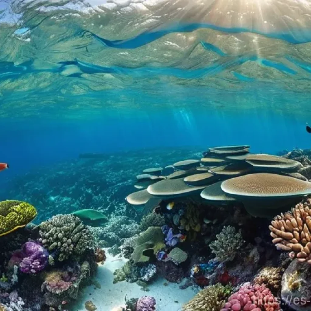 말레이시아 여행 시 날씨 정보 - **Prompt 1: Serene Snorkeling in Perhentian Islands**
"A vibrant underwater scene in the incredi...